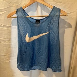 Blue Nike Mesh Tank